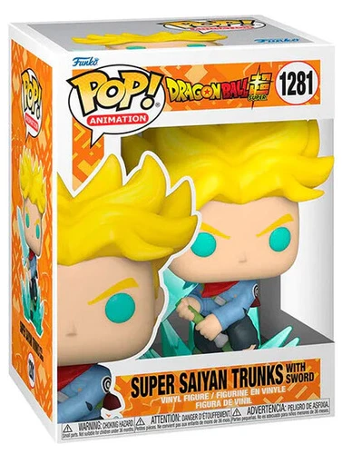 Dragon Ball Super Saiyan Trunks with Sword POP Animation #1281 Vinyl Figure