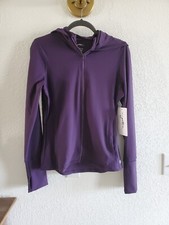 Gottex Full Zip Hooded Jacket Sweatshirt Pockets Women's Athleisure Wear L