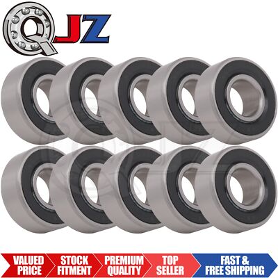 [Qty.10] 6202-2RS Deep Groove Radial Ball Bearing [15mm ID x 35mm OD x 11mm W]