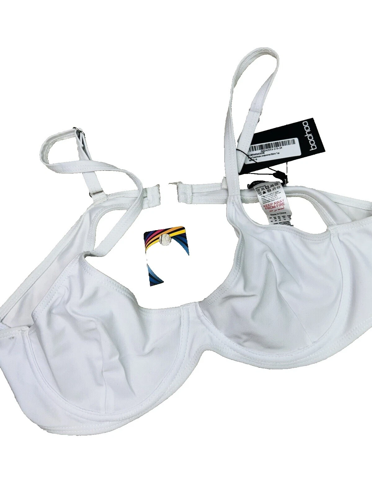 Traje de Baño sólido Boohoo Poliamida para Mujeres