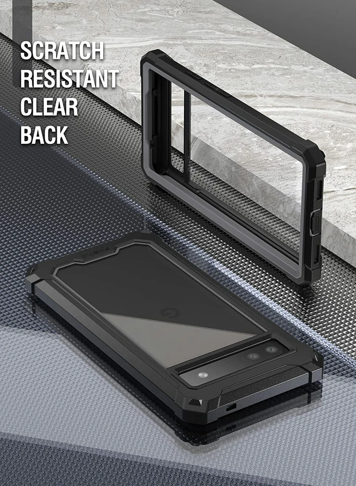 Poetic Hybrid Shockproof Bumper Case For Google Pixel 6 PRO 5G /Pixel 6A 5G - Image 4 of 4