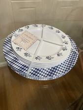 8pc LAURA ASHLEY  Melamine DINNER 11”  / Salad 8.5” Dessert Plates