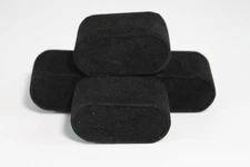 Set of 4 Black Velvet Watch Pillows for Case Box  Display US Seller 
