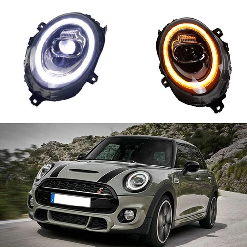 LED Headlights Assembly LED DRL Headlamps Pair L&R For BMW MINI F56 2014-2019 - Bild 6 von 17