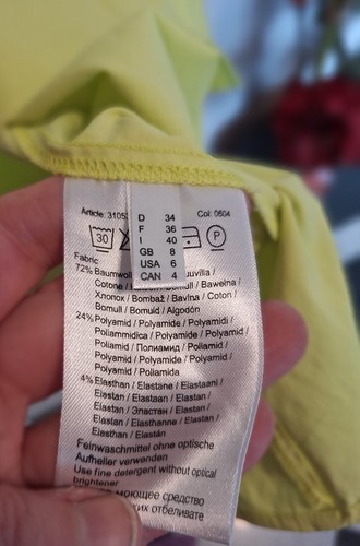 Kleid Sommer More & More apfelgrün Gr 34 sehr gut Sommerkleid - Bild 4 von 5