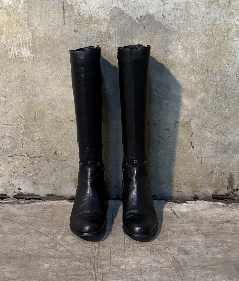 Women’s Sesto Meucci Black High Leather Boots w/ Original Box - Great Condition! - Image 2 of 4