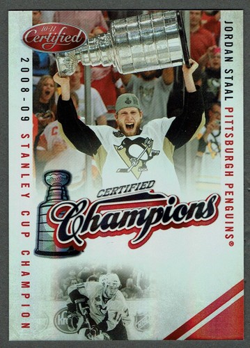 2010-11 Panini Certified Champions Mirror Red Jordan Staal Penguins 196/250 - 第 1/1 張圖片