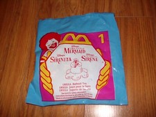 1996 Disney's The Little Mermaid McDonalds Happy Meal - Ursula Bath Toy 1 New 