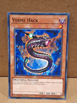 Italian Hack Worm - SP18-IT015 - Starfoil Rare Yugioh! Holo Foil Nice!