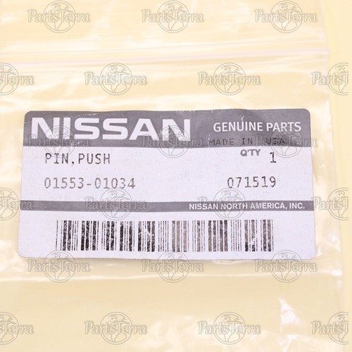Pin del panel trasero del asiento delantero genuino OEM Nissan Infiniti / ARMADA QX56 01553-01034 - Imagen 8 de 8