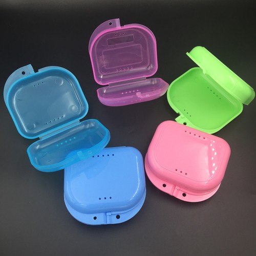 Dental Kieferorthopädischer Retainer Zahnersatz Aufbewahrungsbox Etui Mundschutz Behälter Farben - Bild 10 von 12