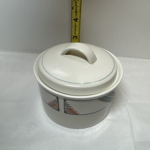 Mikasa Santa Fe Sugar Bowl with Lid and Creamer CAC24 Southwest Dinnerware - Picture 8 of 9