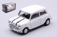 Cararama 1/43 Mini Cooper Weiss Modellbau Statisches Modell Diecast