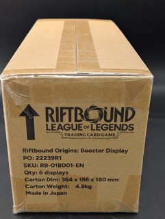 Caja de exhibición de refuerzo sellada de fábrica Riftbound Origins League of Legends 2025