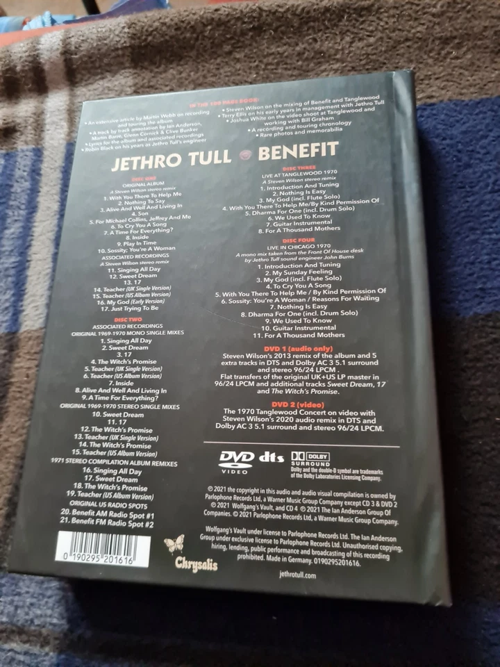 Jethro Tull - Benefit - The 50th Anniversary Enhanced Edition 4 CD + 2 DVD - Bild 2 von 4