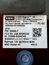 HID Signo 40 Smart Card Access Control Reader 40NKS-00-000000