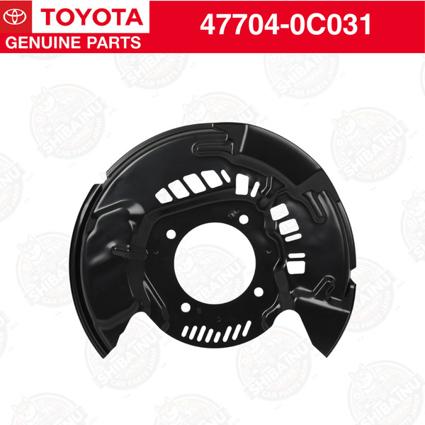 Original Toyota 47704-0C031 Passend FüR 2008-2022 Sequoia Bremsstaubschutz Vo...-image