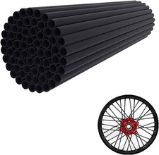 Bike Spoke Covers,Universal 72Pcs Dirt Bike Spoke Skins Wheel Wraps for 8"-21" R