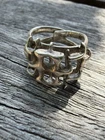 Else & Paul Hughes Sterling Silver Ring Norway Norwegian vtg estate 3146