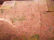 alter  Stadtplan  von  Berlin  wie  Bilder  -