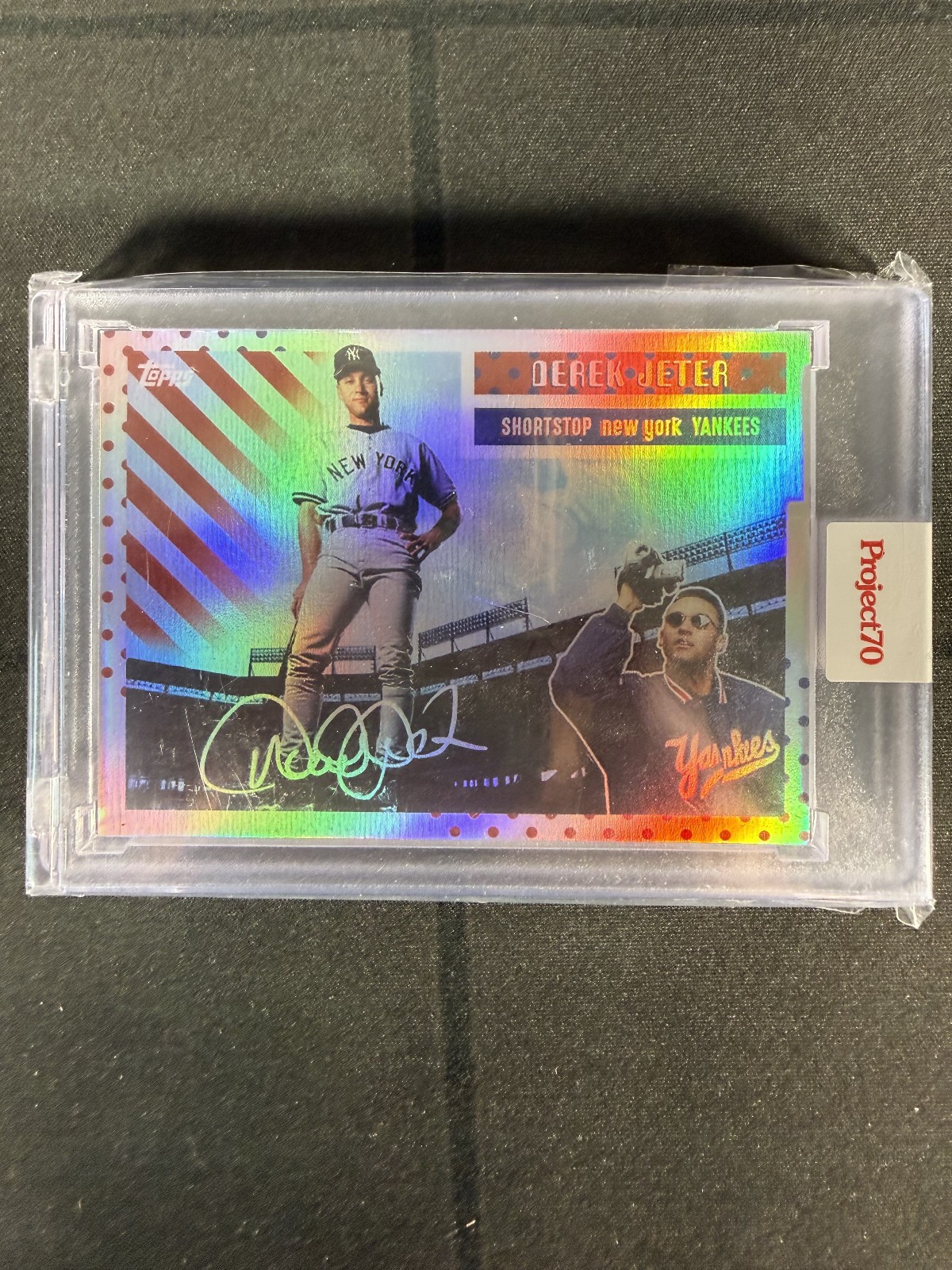 Topps Project 70 Card 350 - 1956 Derek Jeter by Claw Money FOIL 49/70