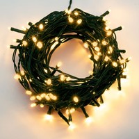 Lichterkette Deko Beleuchtung 200 Led Bernsteinfarben AußEn Outdoor Garten Party