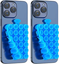 Upgrade 2PCS Silicone Suction Cup Phone Case Mount Holder, Phone Accessory Holde