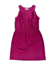 LOFT Crinkle Flounce Mini Halter Dress