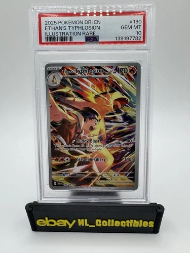 Ethan's Typhlosion 190/182 Sv10: Destined Rivals Holo PSA 10