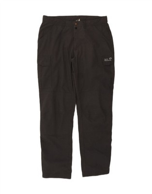 JACK WOLFSKIN Damen Straight Cargo Hose W36 L32 Grau Polyester BV10