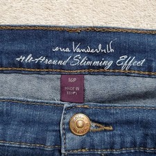 Gloria Vanderbilt Amanda All Around Slimming Effect 16P Jeans Capri