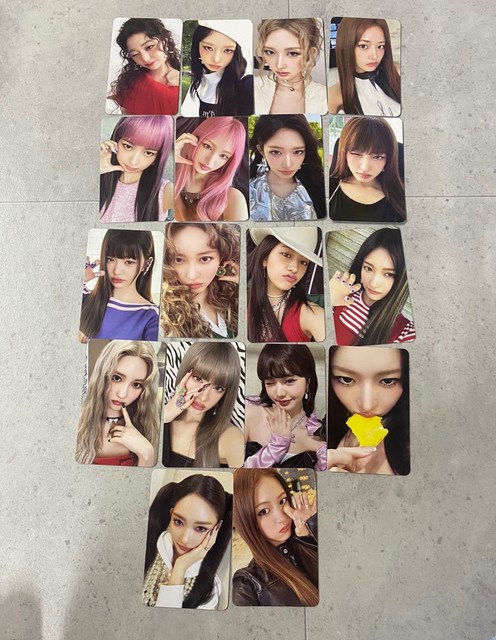 ive the 4th mini album secret official album photocard gasp! shh! psst! card