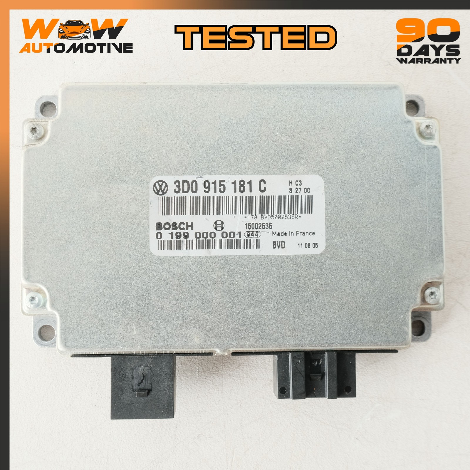 06-13 BENTLEY CONTINENTAL FLYING SPUR BATTERY STABILIZATION CONTROL MODULE OEM