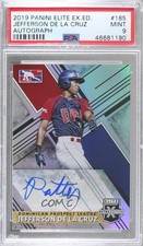 2019 Panini Elite Extra Edition Jefferson De La Cruz #185 PSA 9 MINT Auto