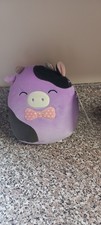Original Squishmallow Alexi The Cow Soft Plush Toy New With Tags