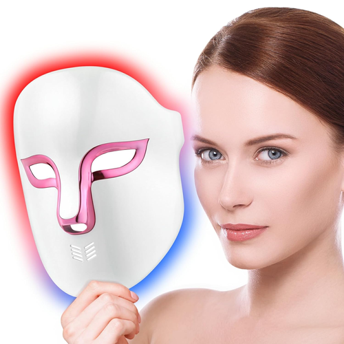 FSA-Approved LED Red Light Therapy Face Mask for Home Beauty Treatment ...