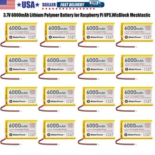 3.7V 6000mAh Lithium Polymer Battery for Raspberry Pi Board,WisBlock Meshtastic
