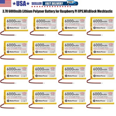 3.7V 6000mAh Lithium Polymer Battery for Raspberry Pi Board,WisBlock Meshtastic