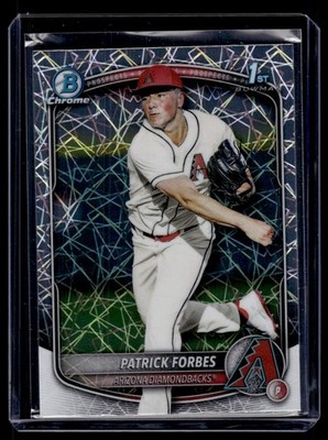 2025 Bowman Draft Chrome Laser Refractor Patrick Forbes Arizona Diamondbacks