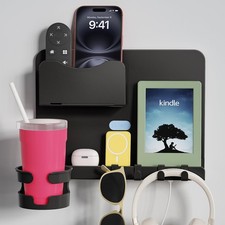 Floating Shelves for Bedside Shelf, Stick On Accessories Organizer, Wall Moun...