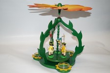 Orig. Erzgebirge ZEIDLER  85/552 GBM Frühling Pyramide mit 3 Blumenmädchen TOP !