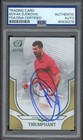 2025 Topps Triumphant #1 Novak Djokovic Signed Trophy Gold Foil /50 PSA/DNA AUTO
