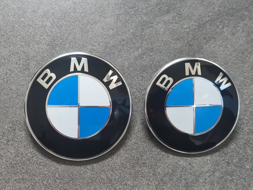 B-M-W Emblem Motorhaube 82mm 74mm E36 E46 E39 E38 E90 E61 E60 F10 51148132375 - Bild 3 von 4