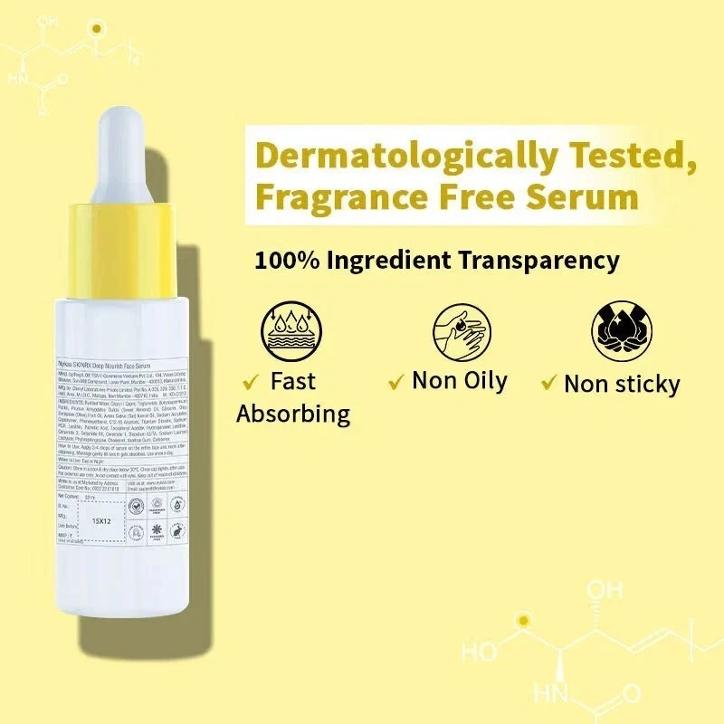 Nykaa SKINRX 2% Ceramide Deep Nourish - Moisturising Face Serum - 30ml - Image 4 of 4