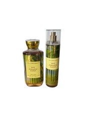 Bath  Body Works Rio Pineapple Mango Fragrance Mist  Body Wash/Shower Gel Set