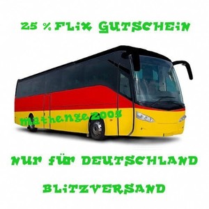 ✅ 25% FlixBus FlixTrain Gutschein Rabatt Discount ⚡️ 24/7 SOFORT ✅ DEUTSCHLAND🚍