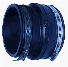 Fernco P1056-215 PVC Schedule-40 Flexible Coupling 2 x 1-1/2 Hub Dia. in.
