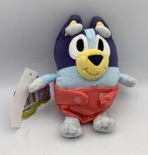 Bluey Family  Friends 8" Plush Toy Stuffed BABY BLUEY Red Diaper w/Tag