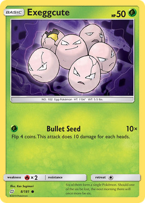 Exeggcute - Team Up 8 - NM - Spanish - Reverse Holo - Pokemon TCG