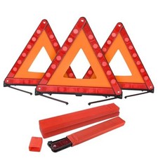Warning Triangles Safety Triangle Emergency Kit Foldable Reflective Triangles